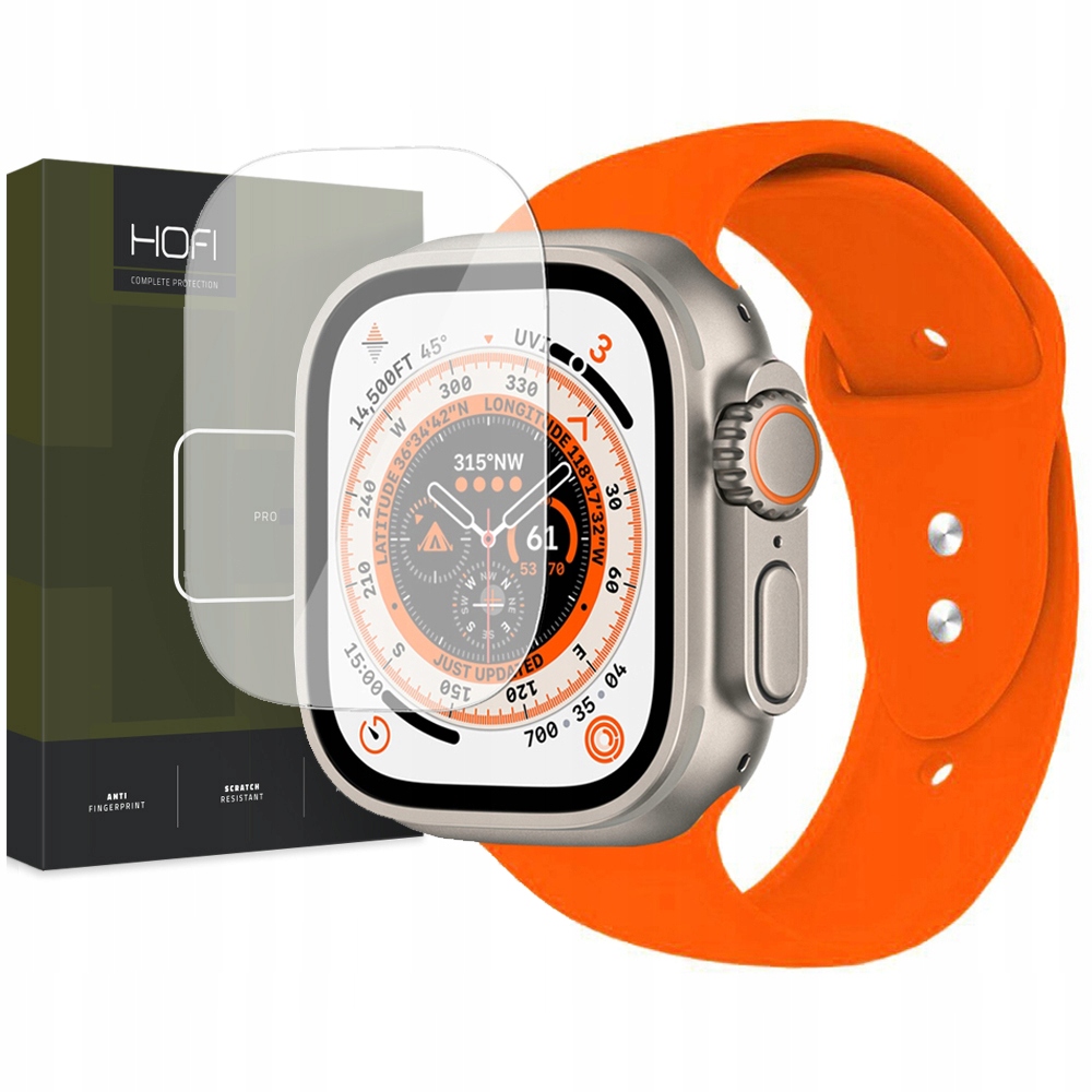 

Gumowy Odporny Pasek Do Apple Watch Ultra Szkło