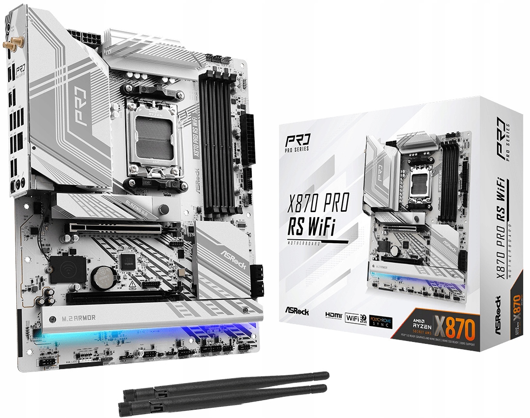Płyta Główna Asrock X870 Pro Rs Wifi AM5