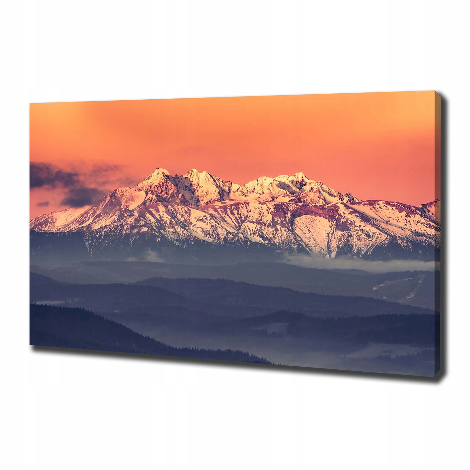 

Foto obraz na płótnie Wschód słońca Tatry 100x70cm