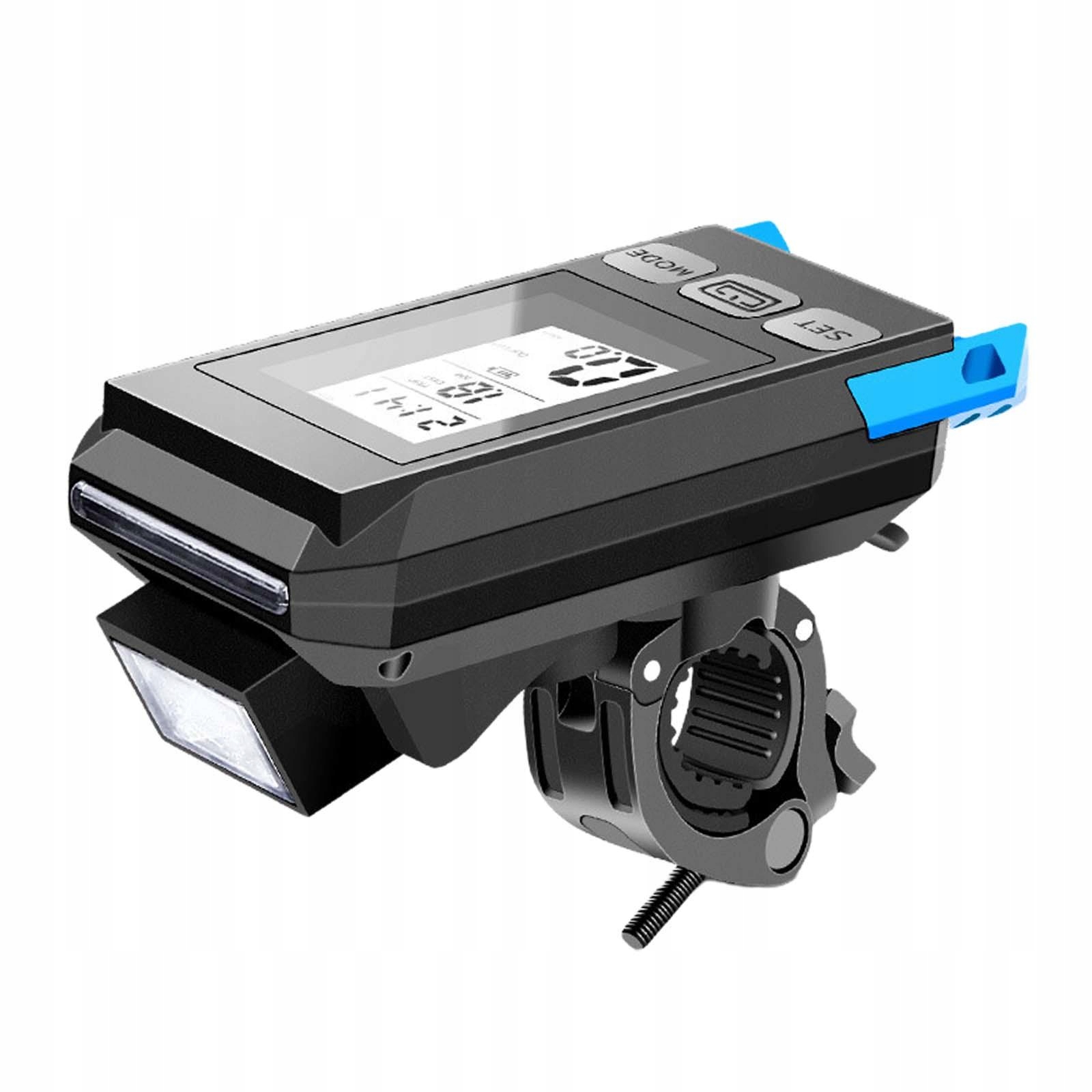 Wyświetlacz LCD prędkościomierza rowerowego z niebieskim kolorem roweru