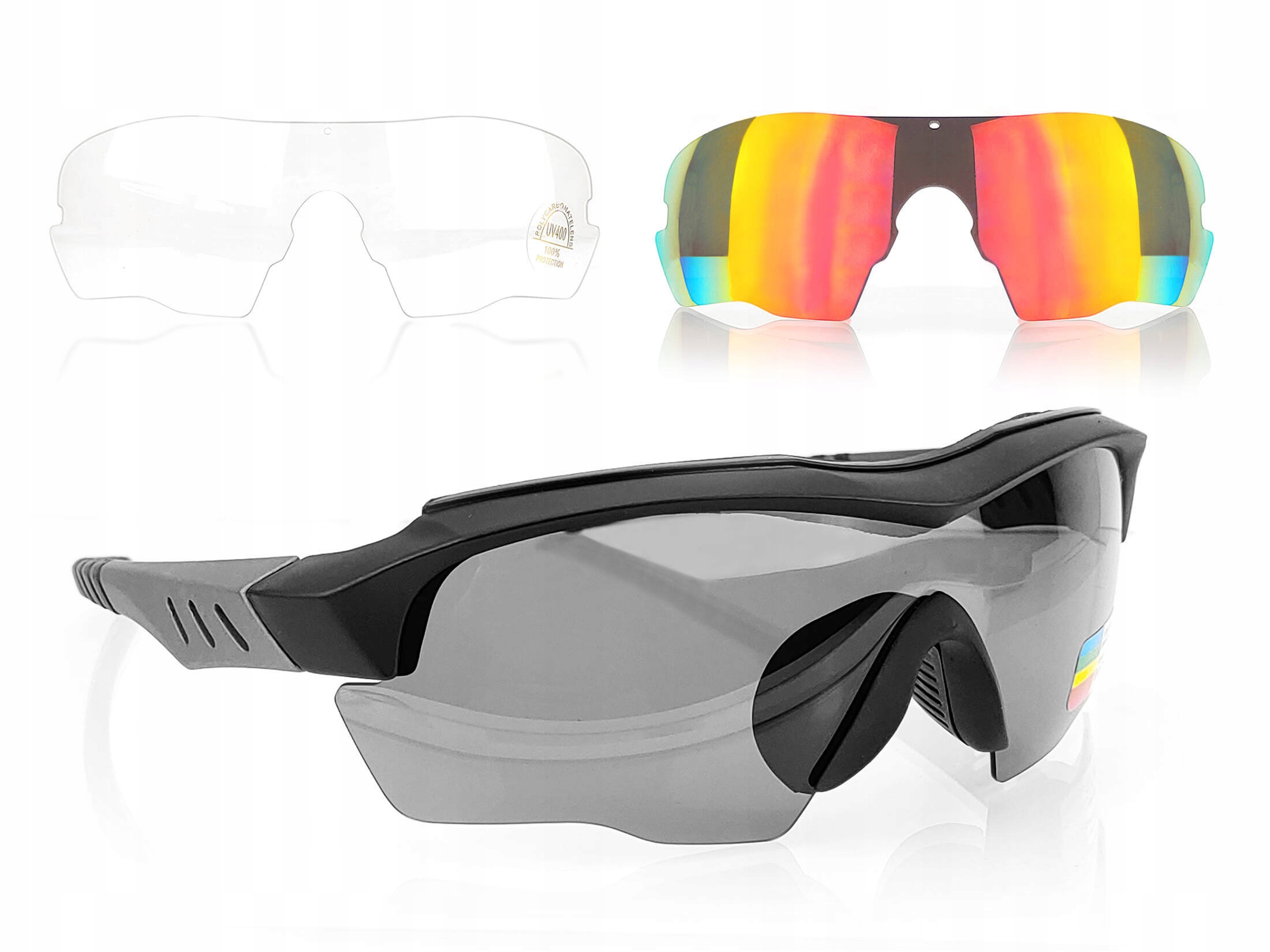 Polarizační cyklistické brýle Rockbros s vyměnitelnými Uv skly pouzdro