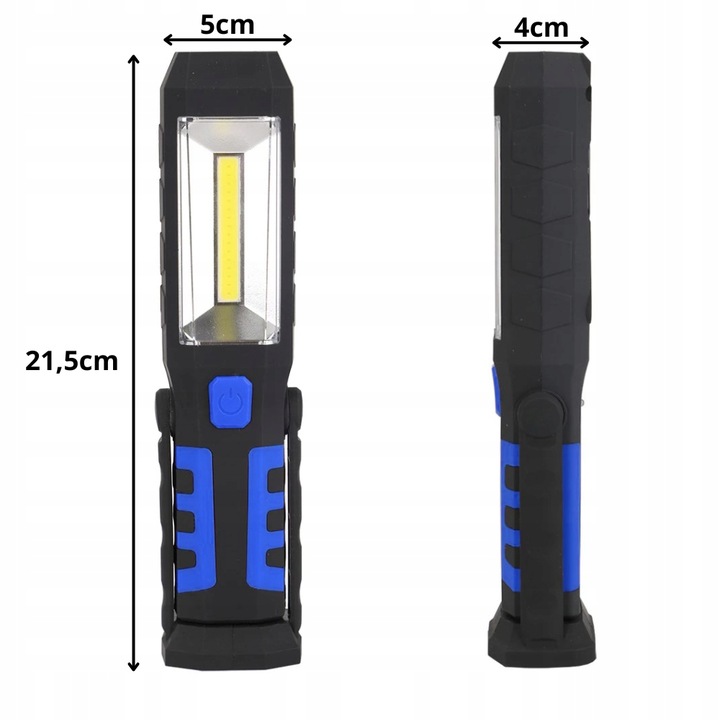 LATARKA WARSZTATOWA LED TURYSTYCZNA wymienny aku Maksymalna siła światła 240 lm