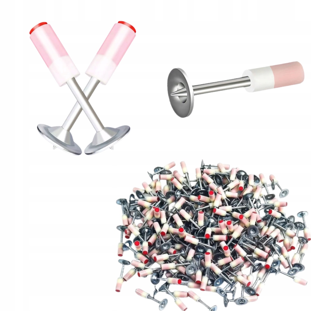 400 Kusů Hřebíky pro pneumatické hřebíkovačky Ocelové hřebíky 7.3 mm