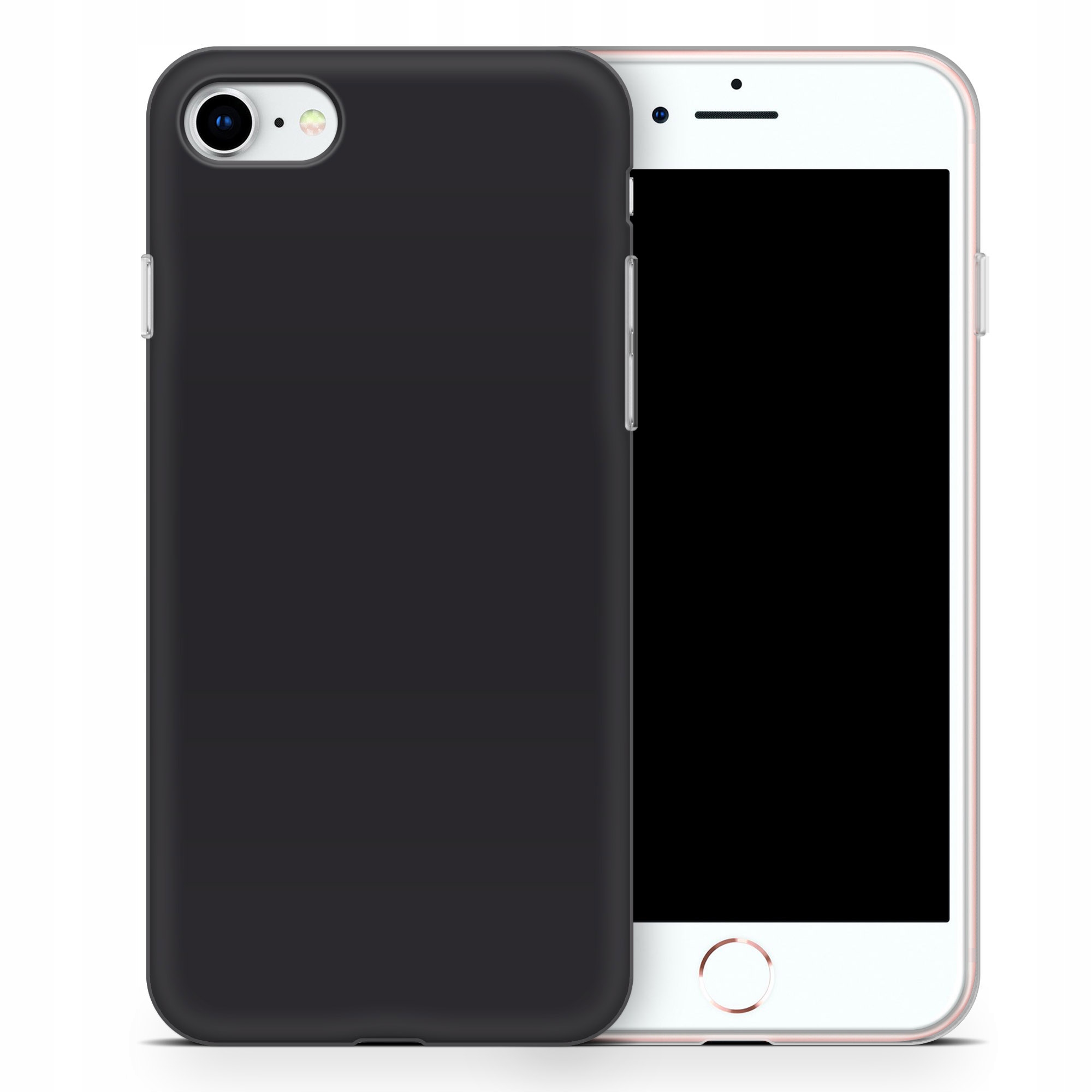 

Etui Black Matt do Iphone 7 8 Szkło Hartowane