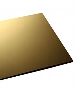 

Plexi Pleksa złote lustro 2mm cięta na wymiar