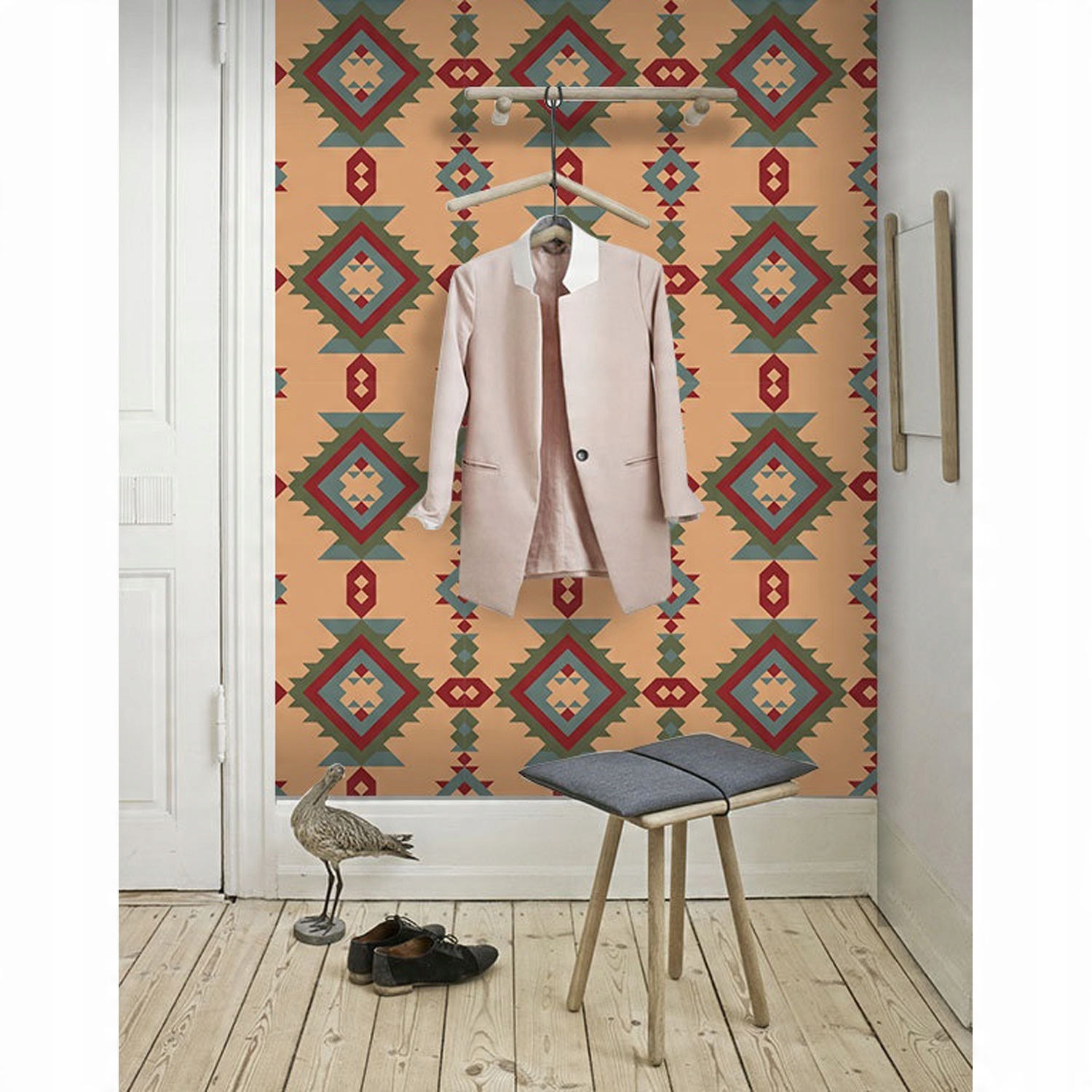 

Foto tapeta samoprzylepna Indiański styl 250x250cm