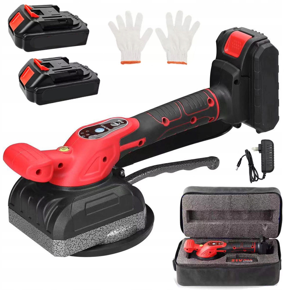 Přísavka Na Dlaždice Vibrátor Pro Vyrovnávání 2xAKU Výkonná 21V Pro