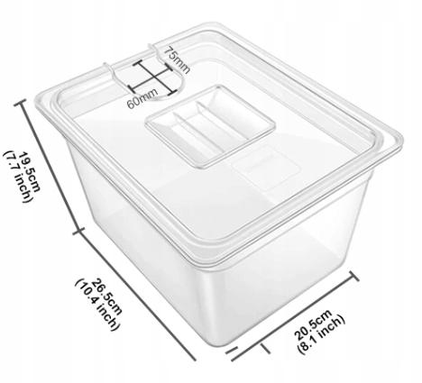 11L pojemniki do gotowania Sous Vide zestawy Kod producenta xoodk13