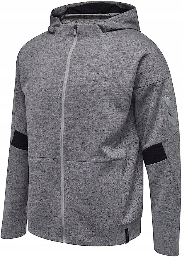 Bluza sportowa Hummel Tech Move Kids Zip Hood szara r. 128