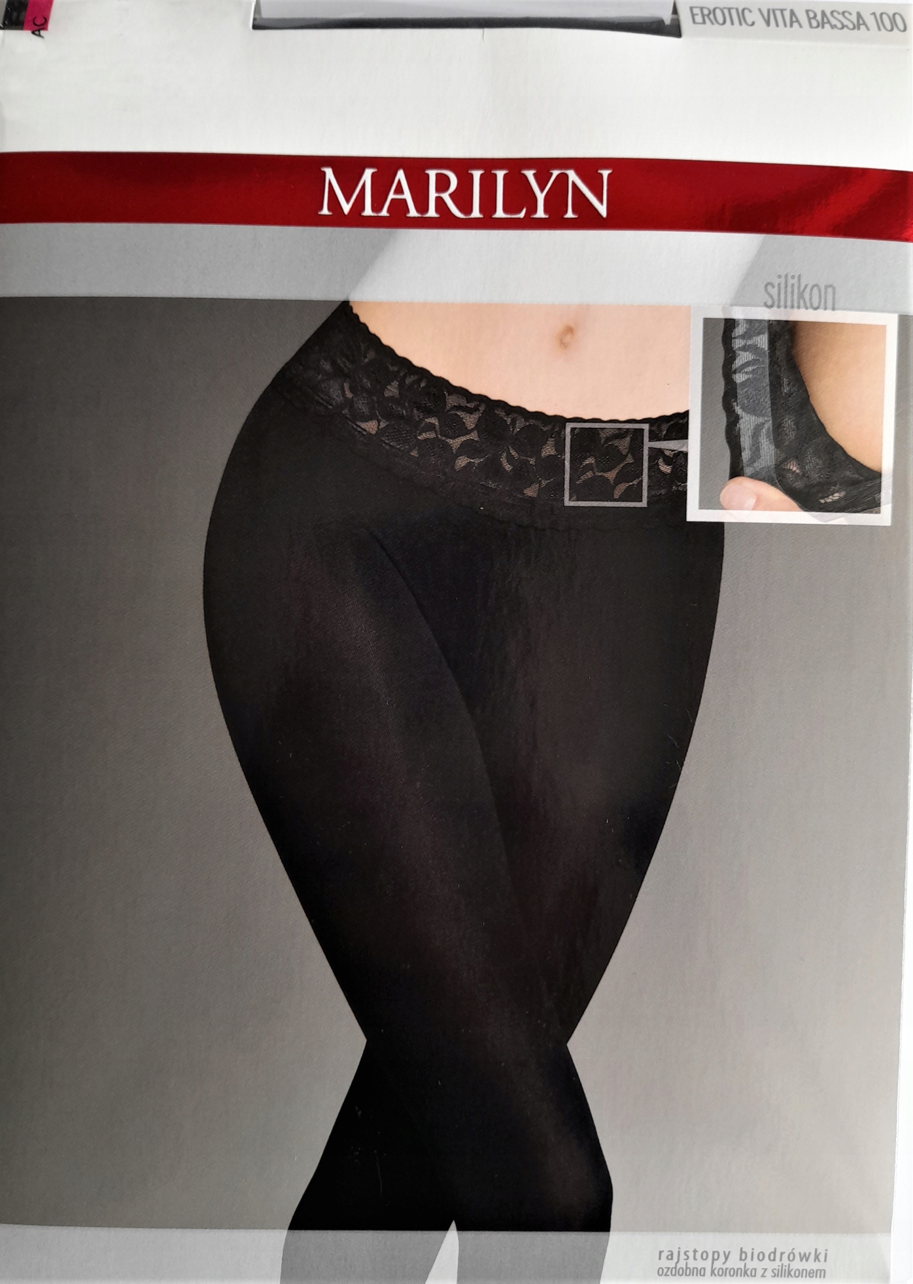 

Rajstopy Marilyn Erotic Vita Bassa 100DEN Nero r.5