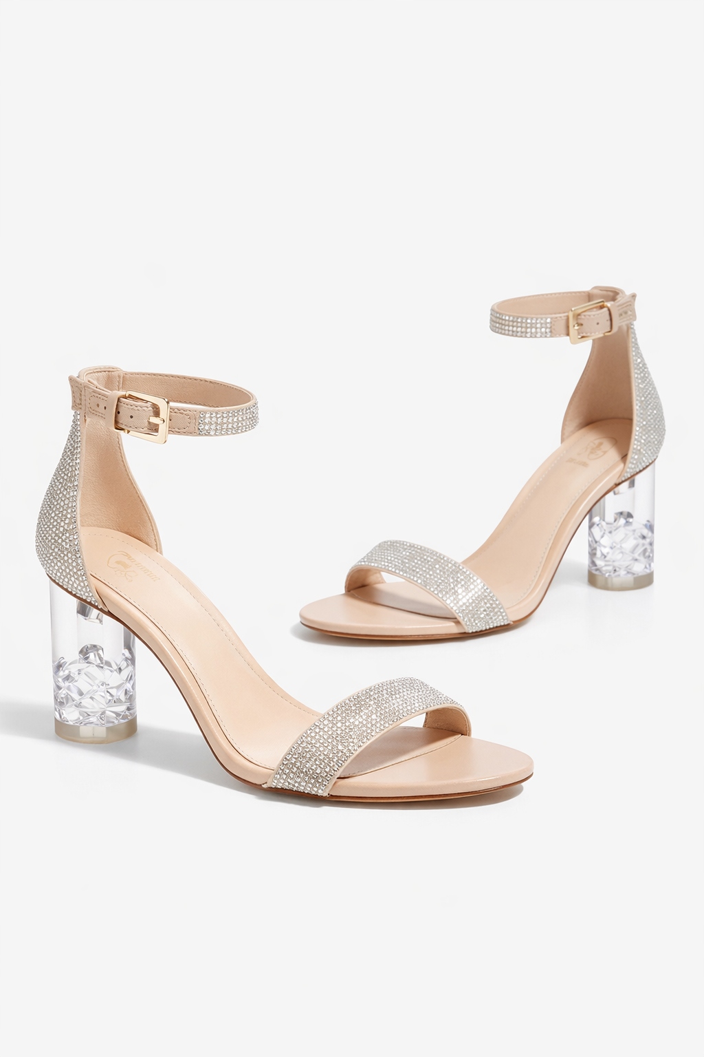 Kate Spade Sandály S Páskem A Zirkony Na Průhledném Podpatku 39 I4A