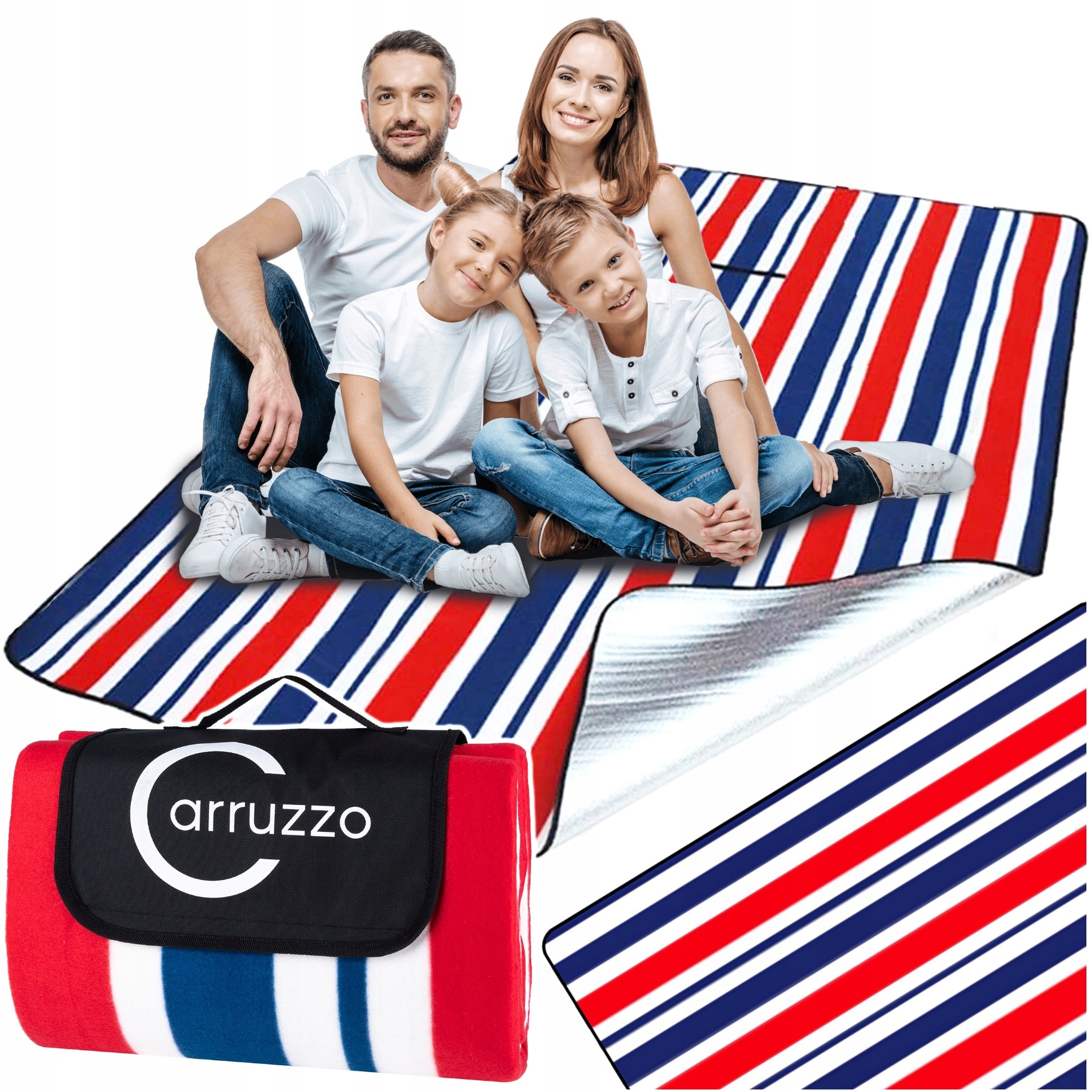 

Mata Piknikowa Koc Rozkładany 200x200cm Z Izolacją