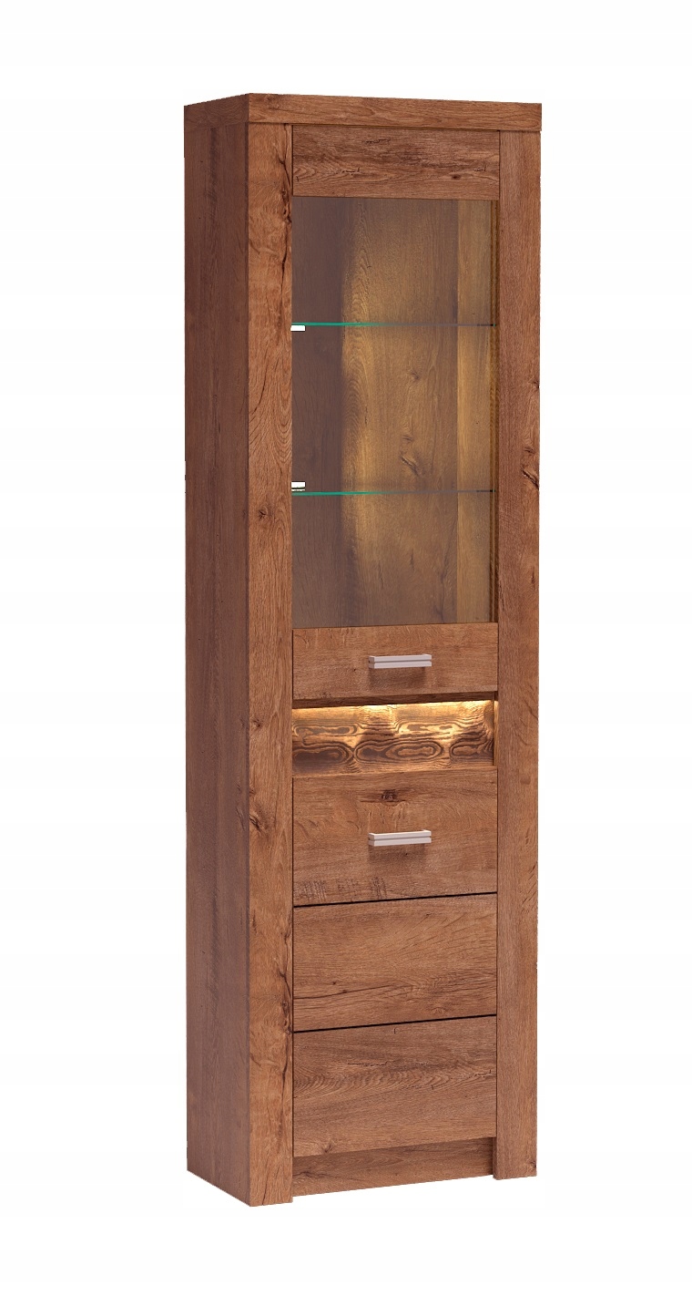 Wysoka wąska witryna słupek do salonu jadalni Kod producenta witryna słupek I-23