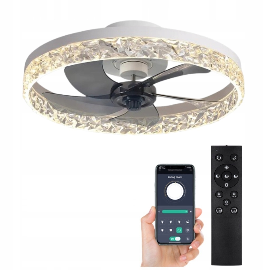 ЛЮСТРА ПОТОЛОЧНЫЙ ВЕНТИЛЯТОР ВЕНТИЛЯТОР СВЕТОДИОДНЫЙ ПОТОЛОЧНЫЙ ВЕНТИЛЯТОР БЕЛЫЙ БЕЛЫЙ