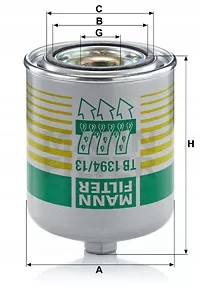 Mann-Filter TB 1394/13 x картридж осушувача повітря