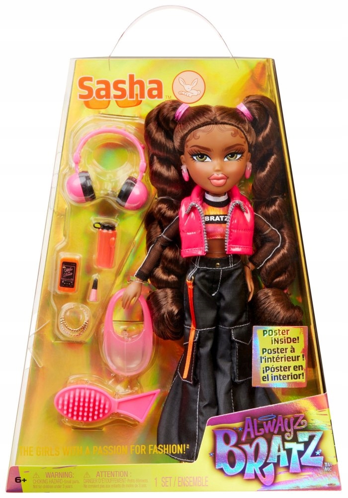 Módna bábika Sasha Fashion !0 Príslušenstvo Bratz