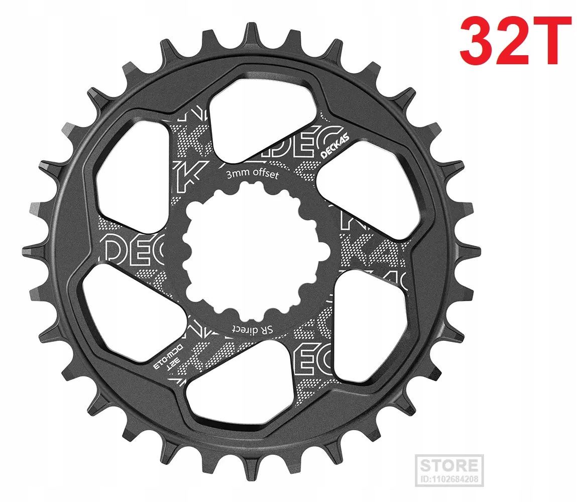 Zębatka okrągła direct mount Deckas Sram 3 Bolt 32