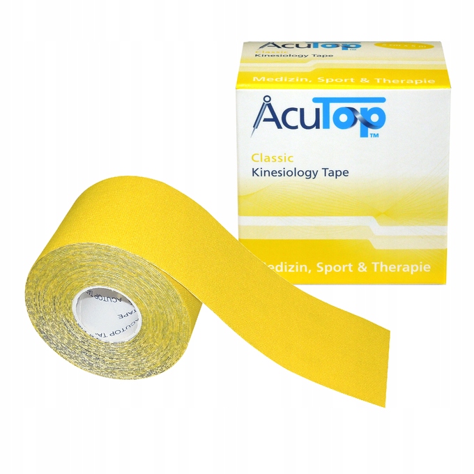 

Oryginal Kinesiology Tape Acutop Yellow