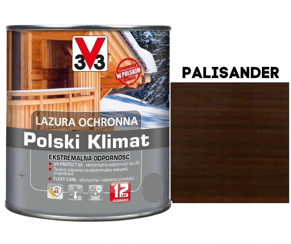 V33 LAZURA POLSKI KLIMAT 12 LAT PALISANDER 5L 3V3