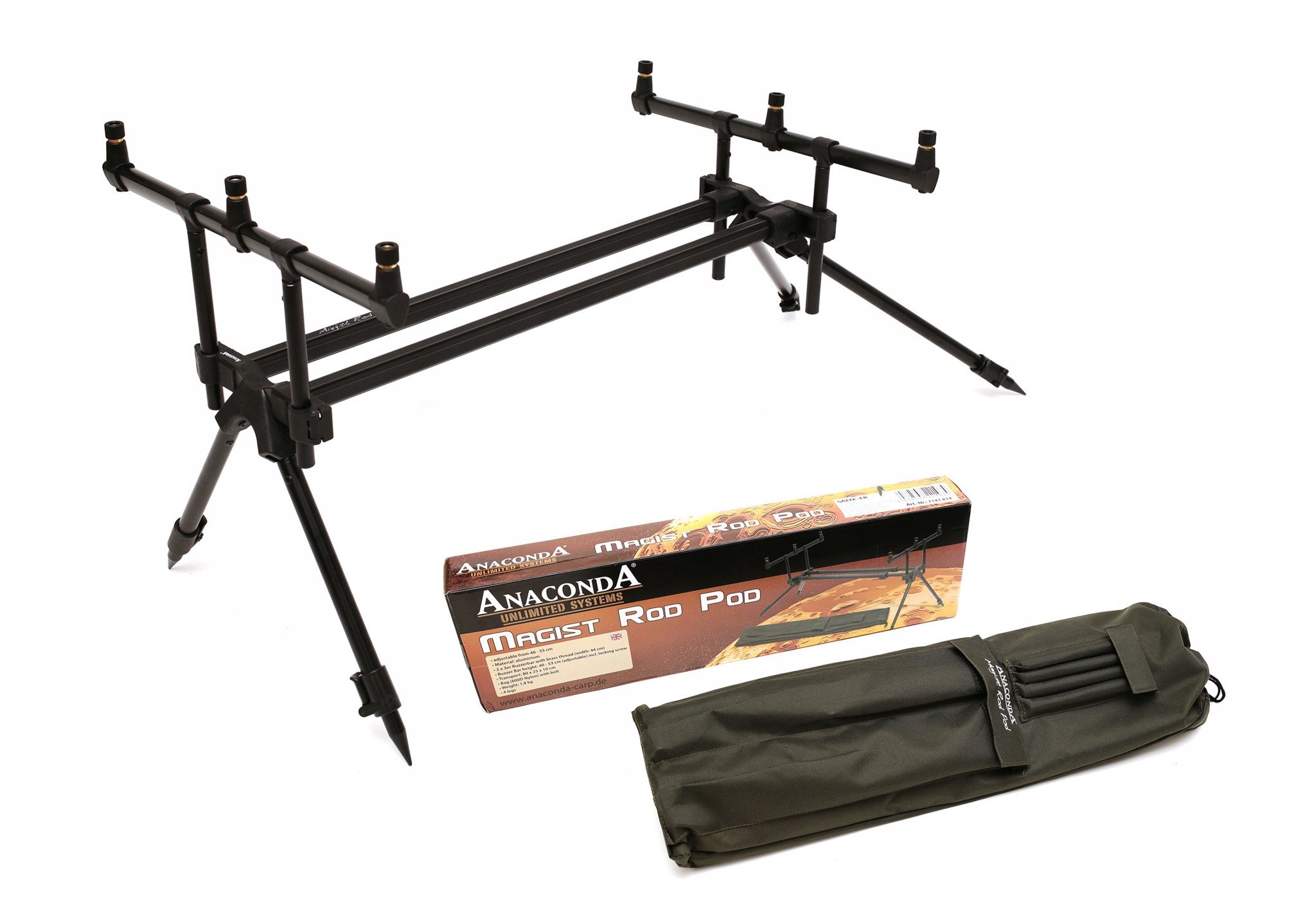 

Stanowisko Karpiowe Sanger Anaconda Magist Rod Pod