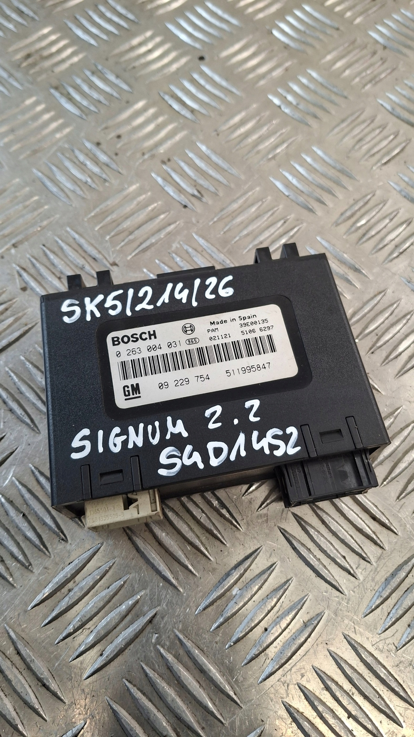 module control unit PDC OPEL SIGNUM