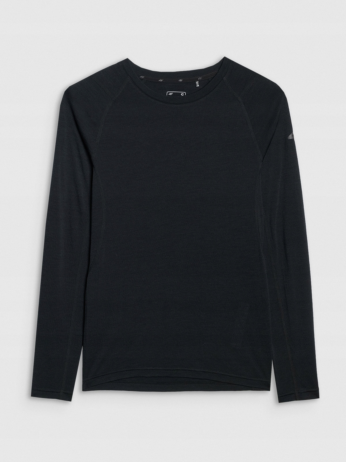 4F dámská halenka s dlouhým rukávem z merino vlny 4FWAW25TFLOF433 černá
