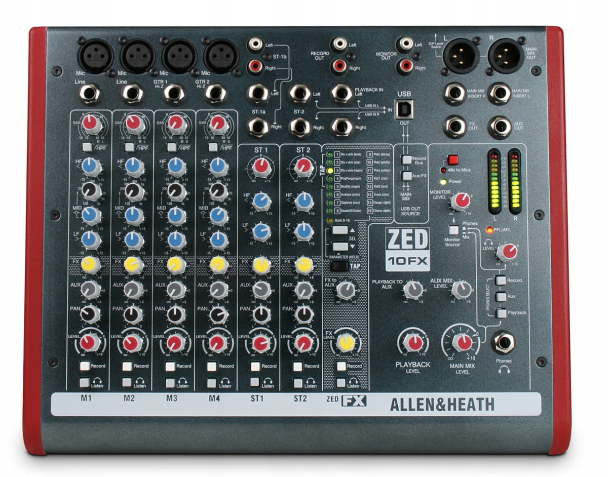 【ケース付き】ALLEN&HEATH ZED60 10FX Allen & Heath ZED 60-10FX - Sklep Muzyczny Music Center