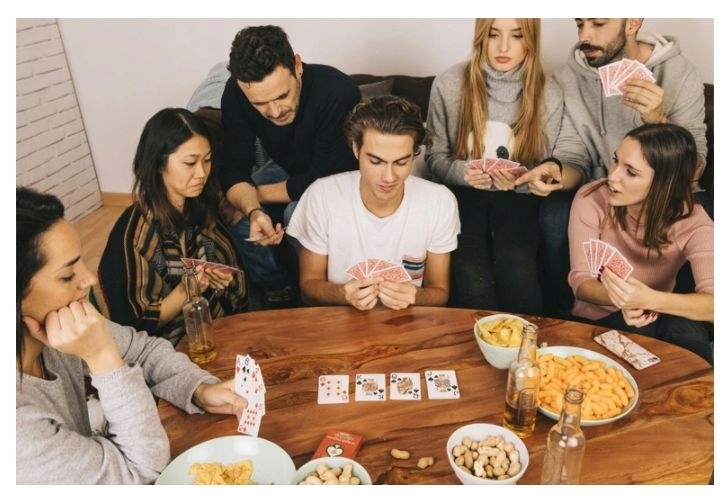 KARTY DO GRY ZESTAW KART POKER POWLEKANE 54SZT Nazwa TG64679