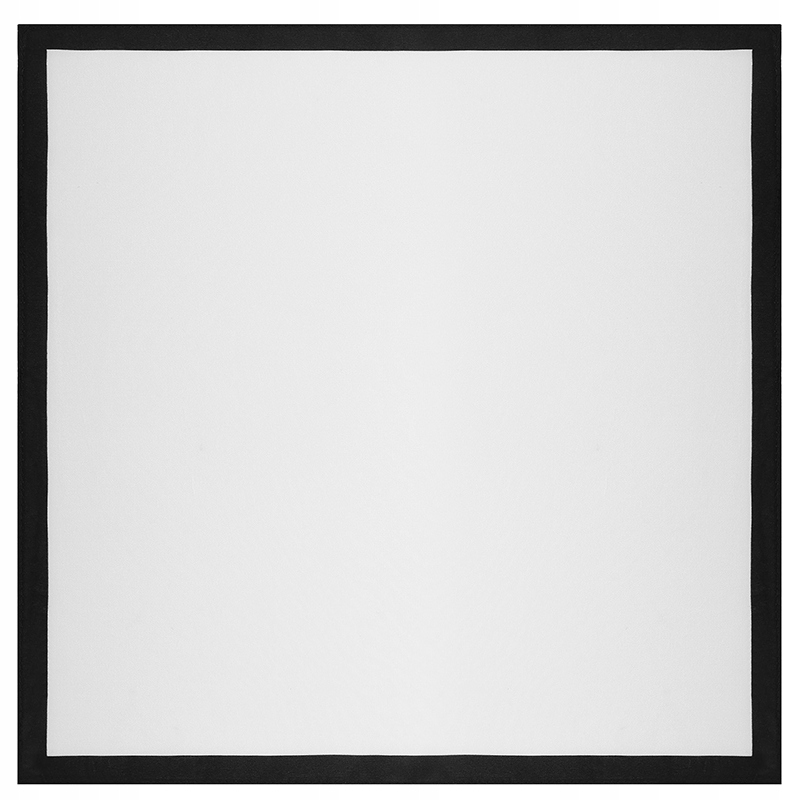 Bílý pánský kapesníček s kontrastním lemováním Premium Pako Lorente One Size