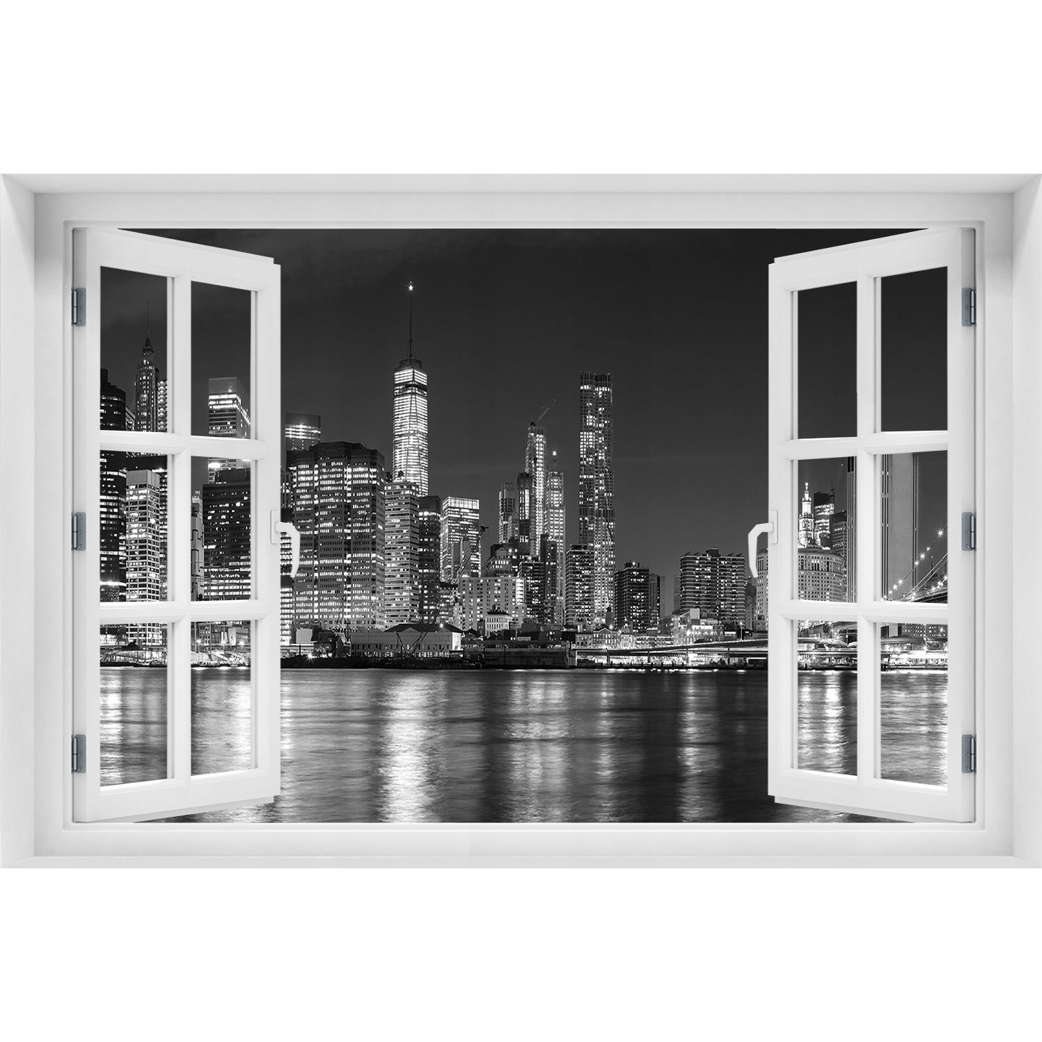 

Fotoobraz Naklejka ścienna 3D Manhattan nocą