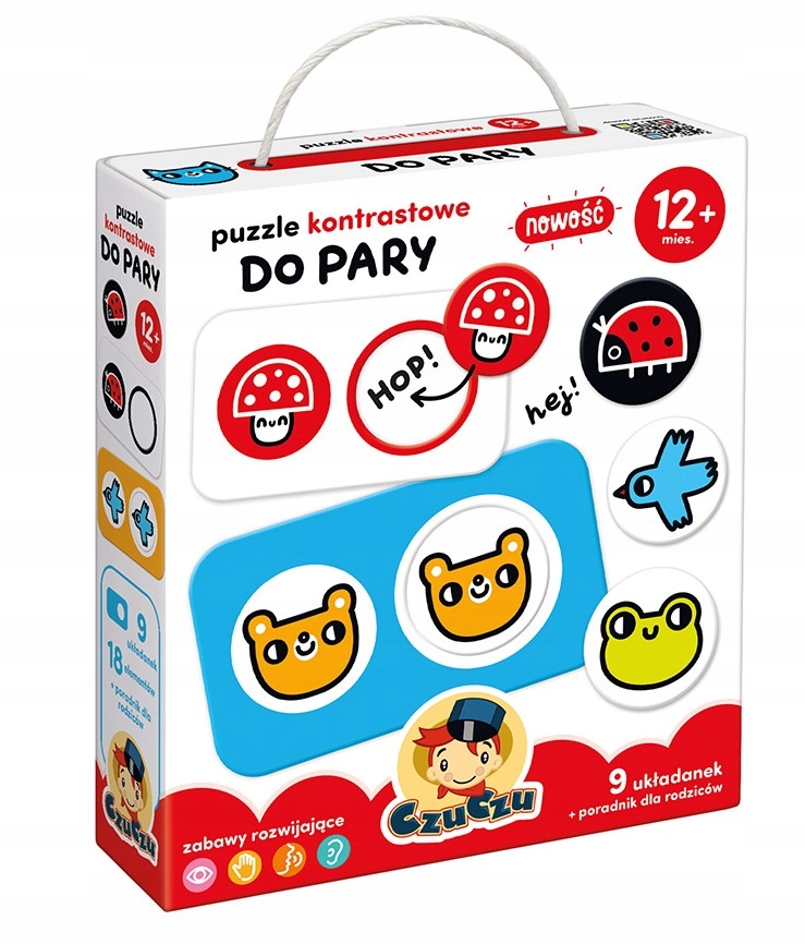 

Czuczu Puzzle Kontrastowe Do Pary +12 m-cy