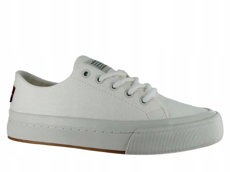 Levi's Dámské polobotky Summit Low S velikost 36 Bílá, tkanina Canvas