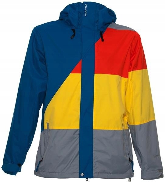 KURTKA MĘSKA VOLCOM JOHNNY SZARY/ŻÓŁTY r.S