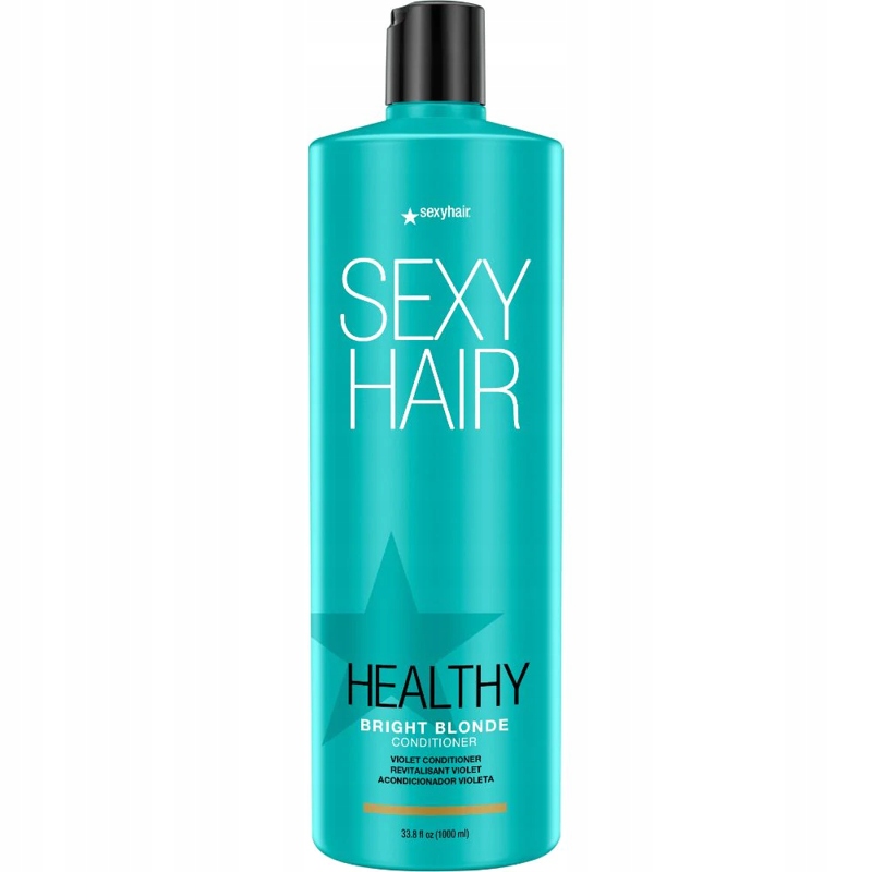 Sexy Hair Bright Blonde Nivelační kondicionér Žluté odlesky 1000 ml