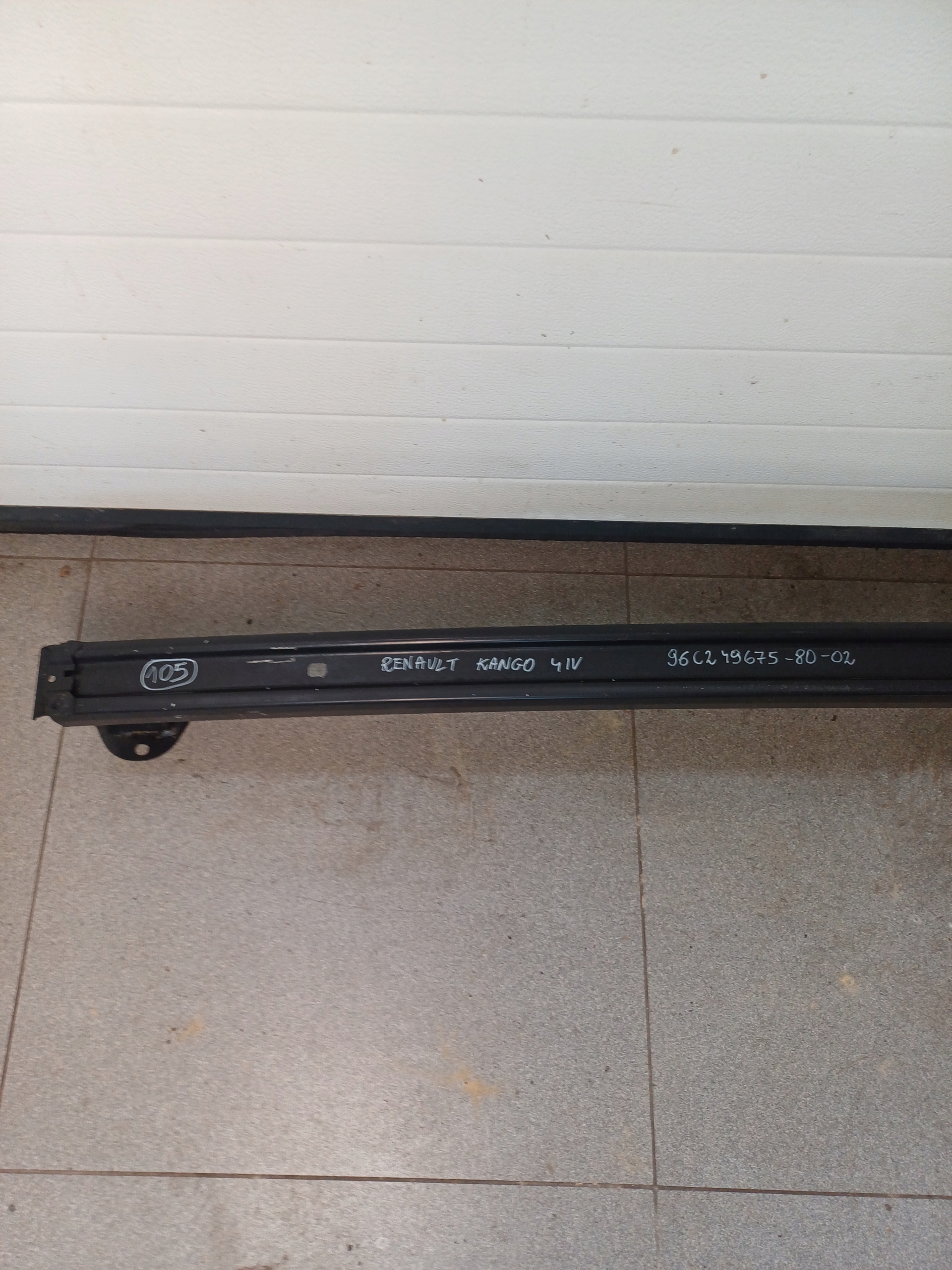 bumper support rear part rear RENAULT KANGO 4 IV 96C249675-80-02
