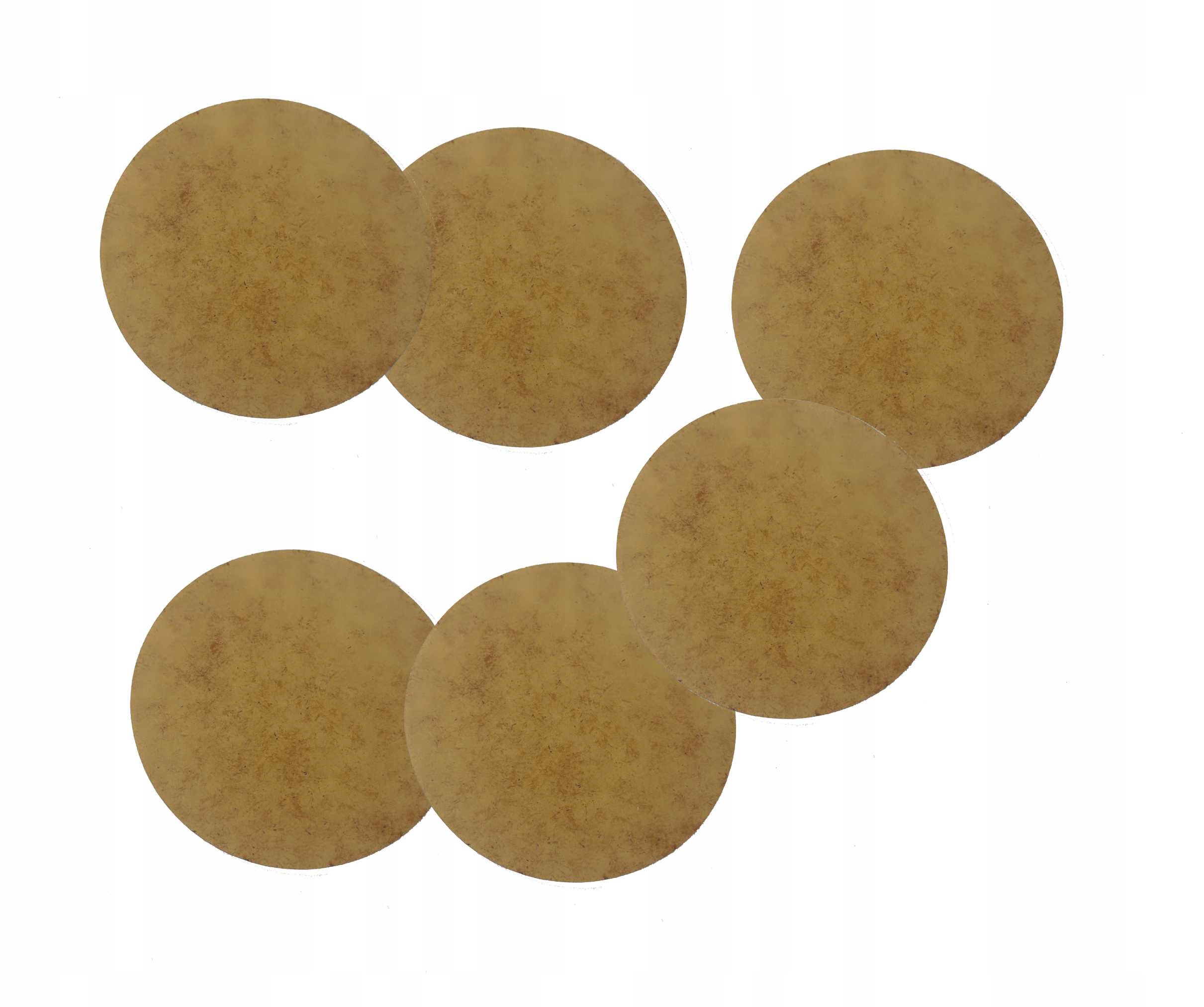 Podstawka okrągła 100 mm bases MDF/HDF 6szt.