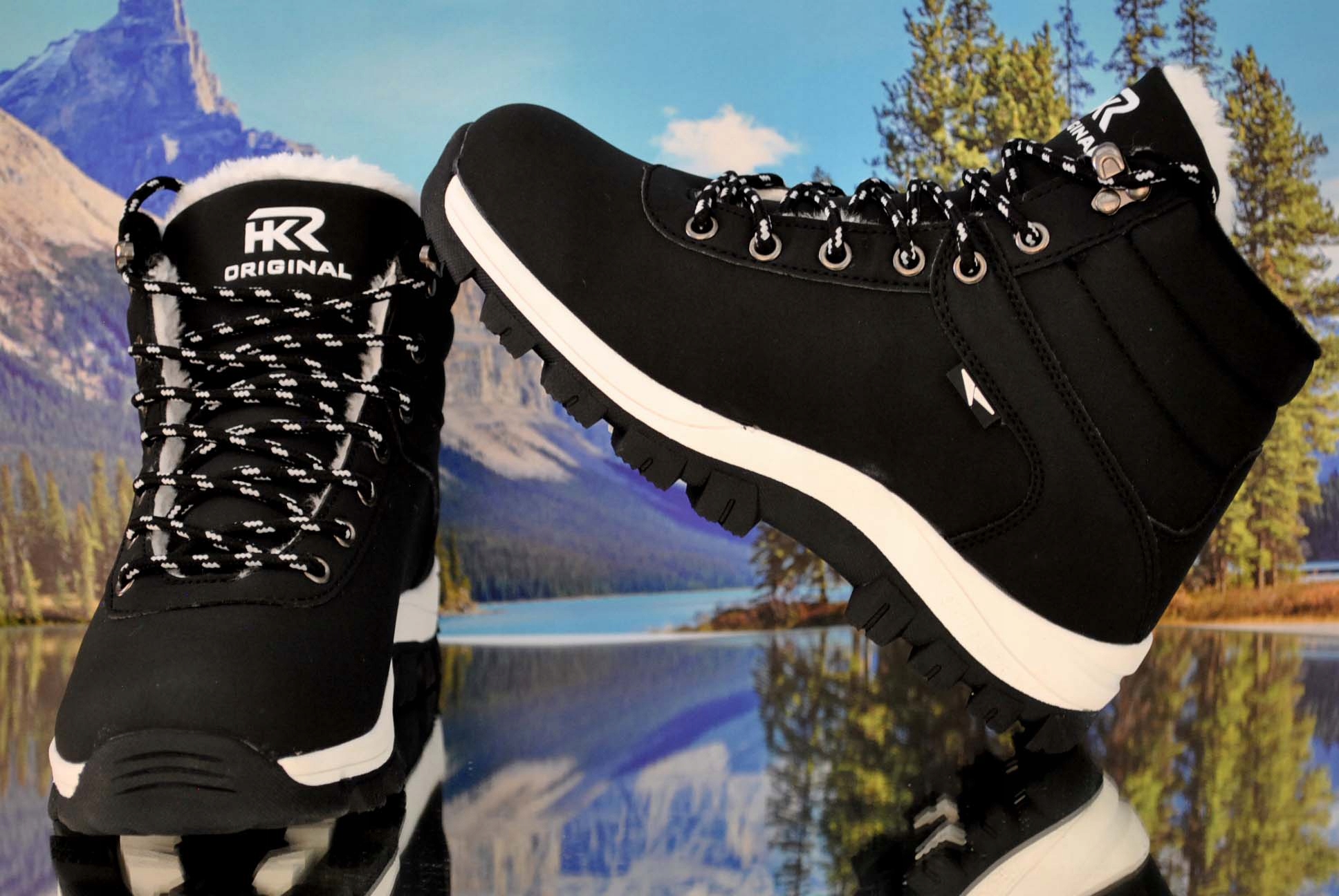 BUTY ZIMOWE CIEPŁE TREKINGI ŚNIEGOWCE TURYSTYCZNE SPORT MŁODZIEŻOWO DAMSKIE Marka inna