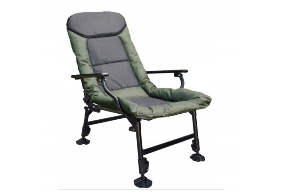 Elnido Fotel Karpiowy Łóżko Krzesło Wędkarskie do 160 kg