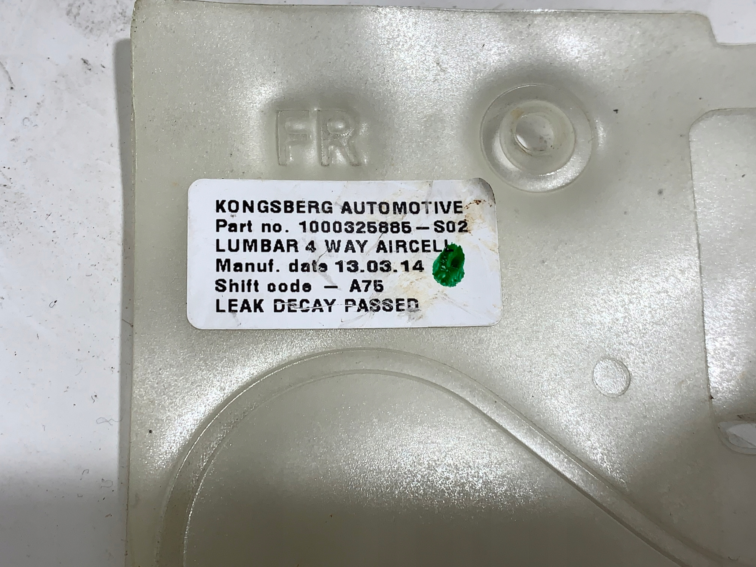 KONGSBERG AUTOMOTIVE 1000239054/S05 MASAŻ FOTELA Producent inny