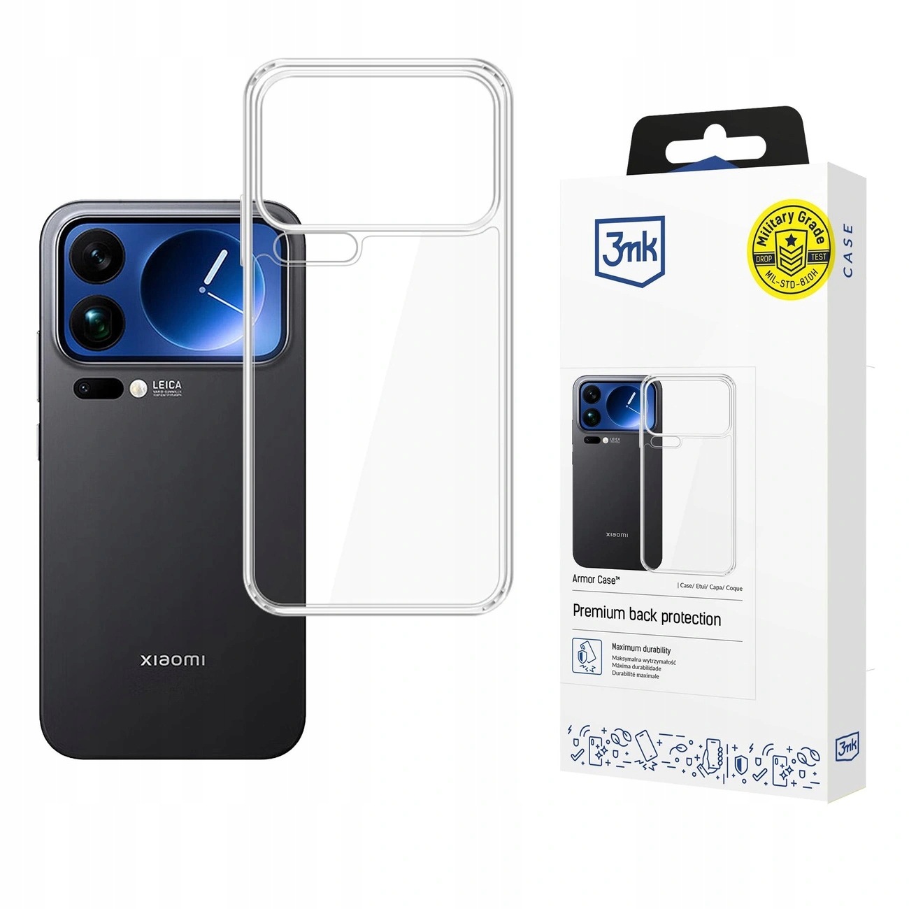 Etui 3mk Armor Case na Xiaomi 17 Pro przezroczyste