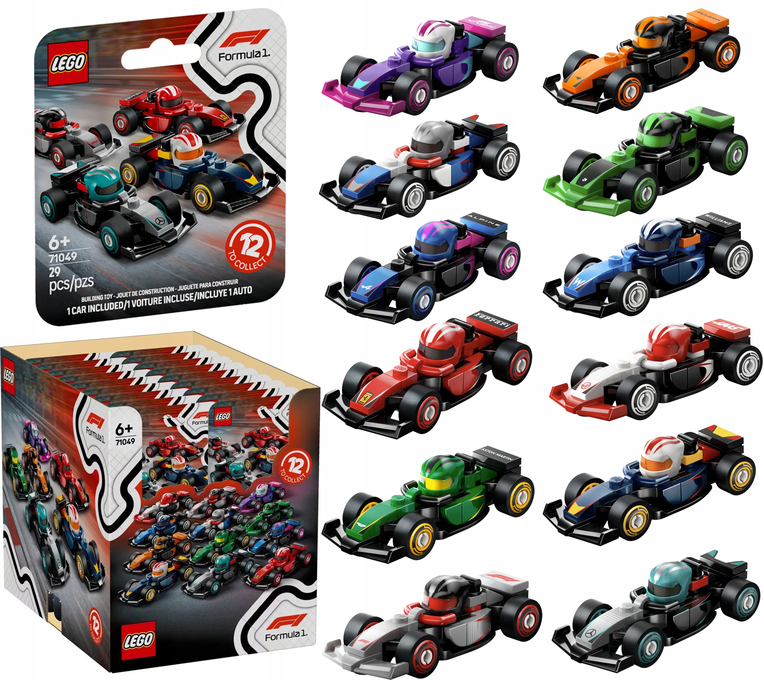 Lego Minifigures Sběratelské Bolidy Série 71049 3 Komplety 36 ks