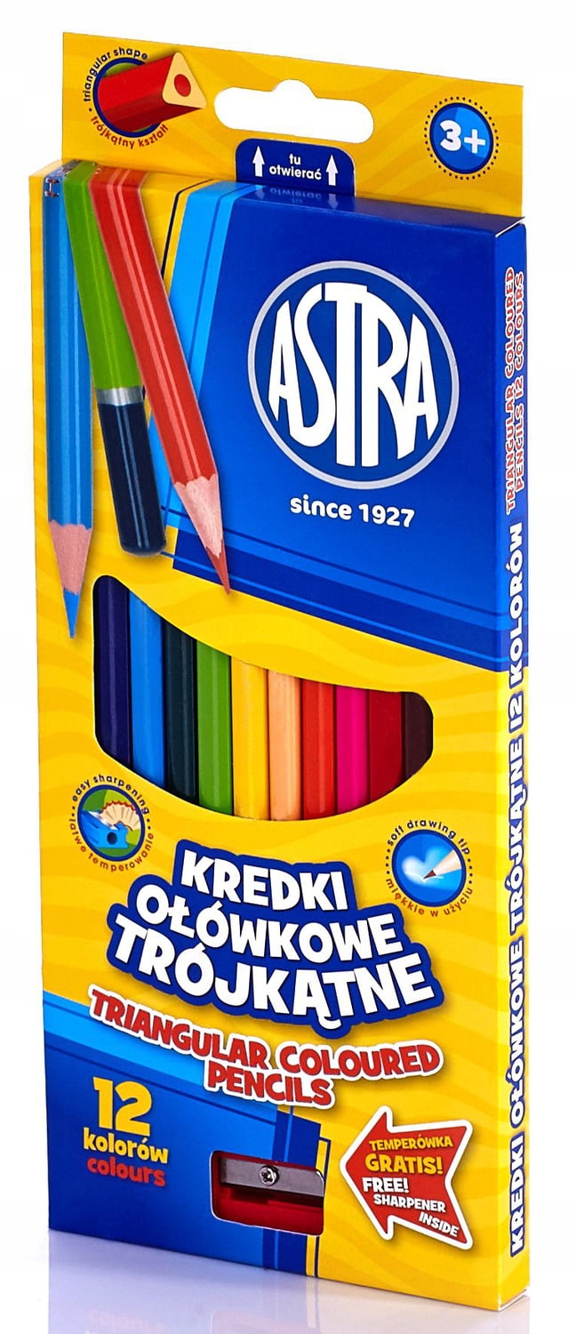 

Kredki Ołówkowe Trójkątne 4388