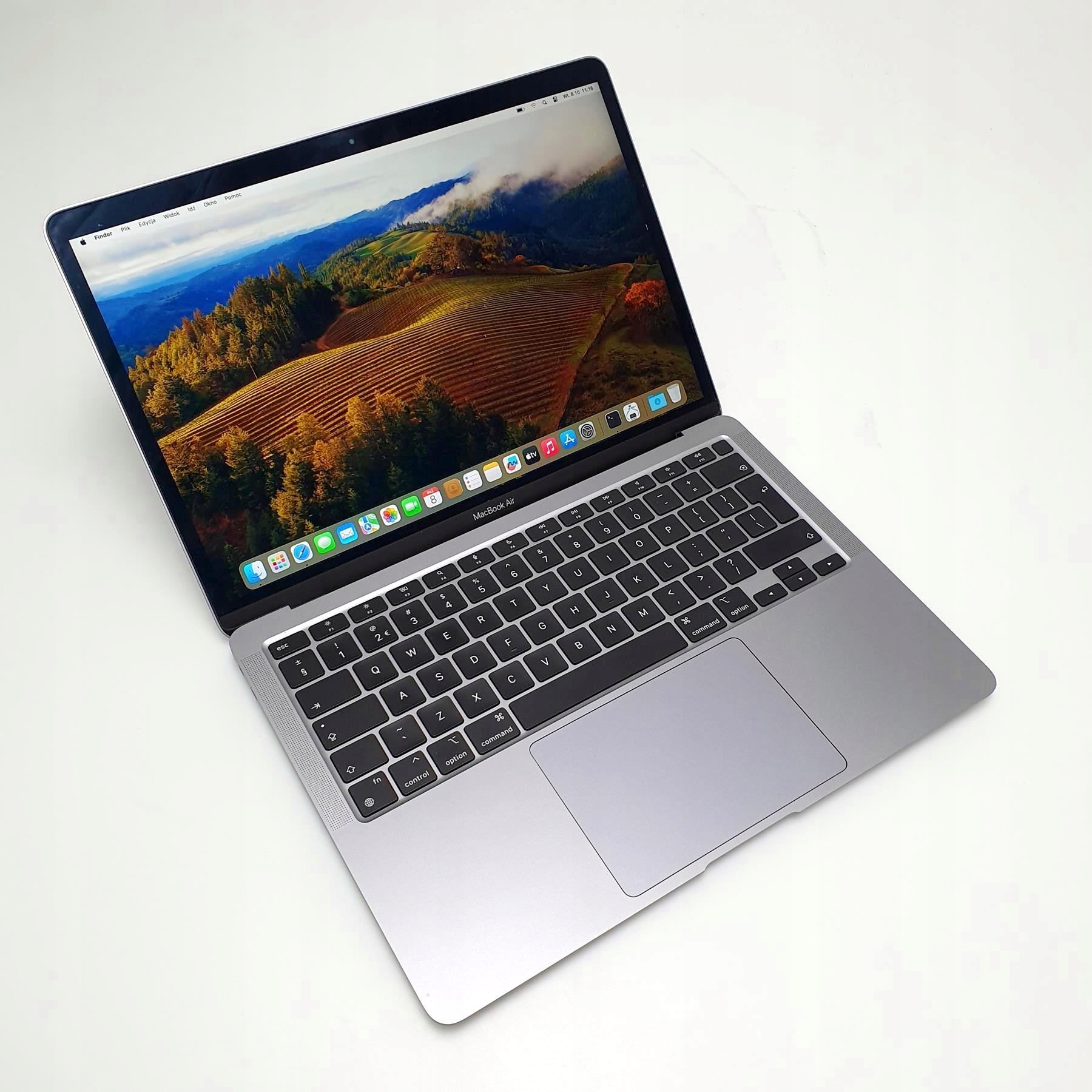 Apple MacBook AIR M1 2020 A2337 8GB 256GB SSD 8-core GPU 13,3 Szary Klasa A Apple MacBook AIR M1 2020 A2337 8GB 256GB SSD 8-core GPU 13,3 Szary Klasa A