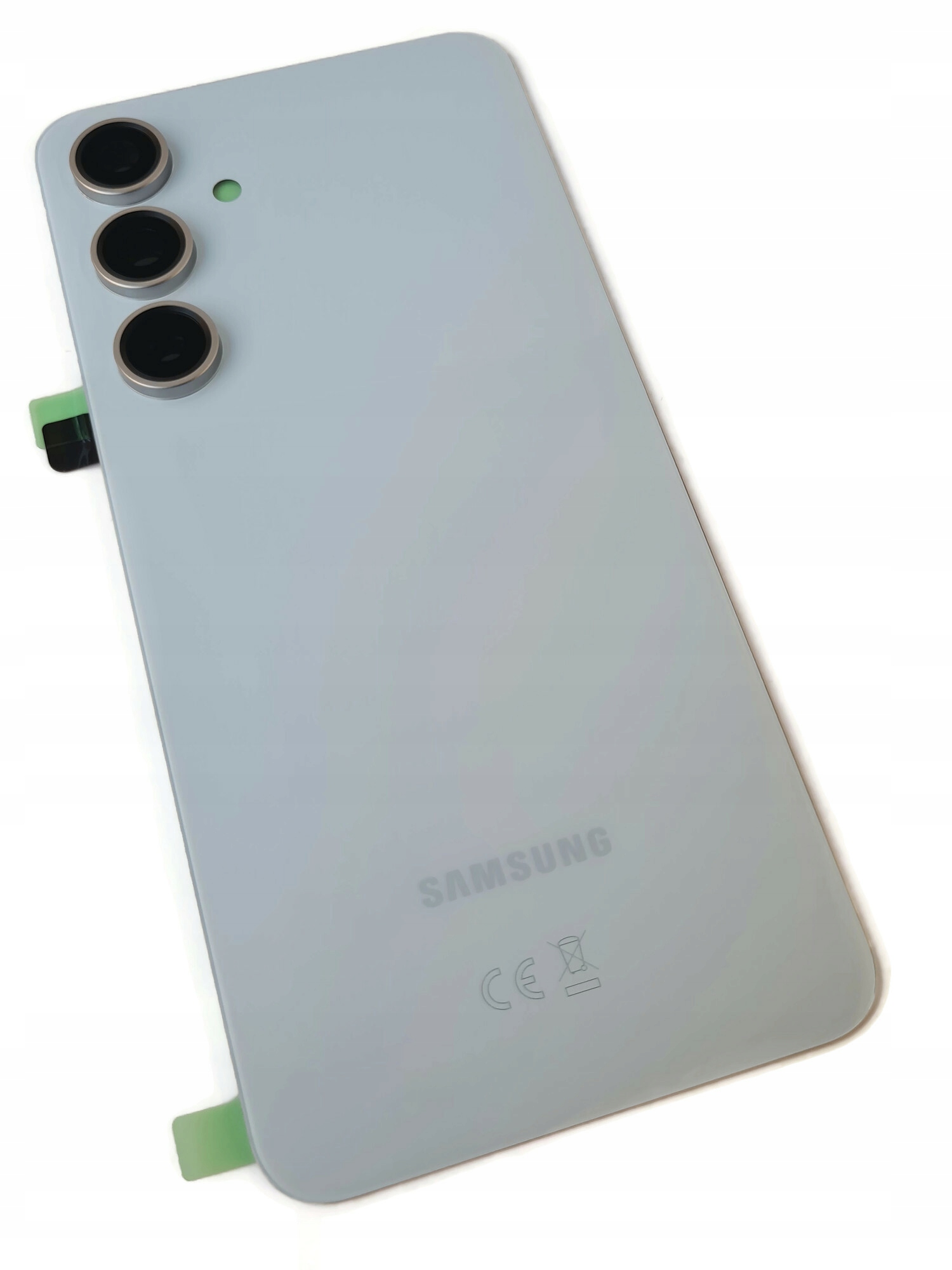 Org Klapka Originální zadní zadní kryt pro Samsung Galaxy S24 Fe, modrá