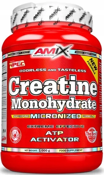 Čistý Kreatin Bez Přísad Amix Creatine Monohydrate Powder 1000 G