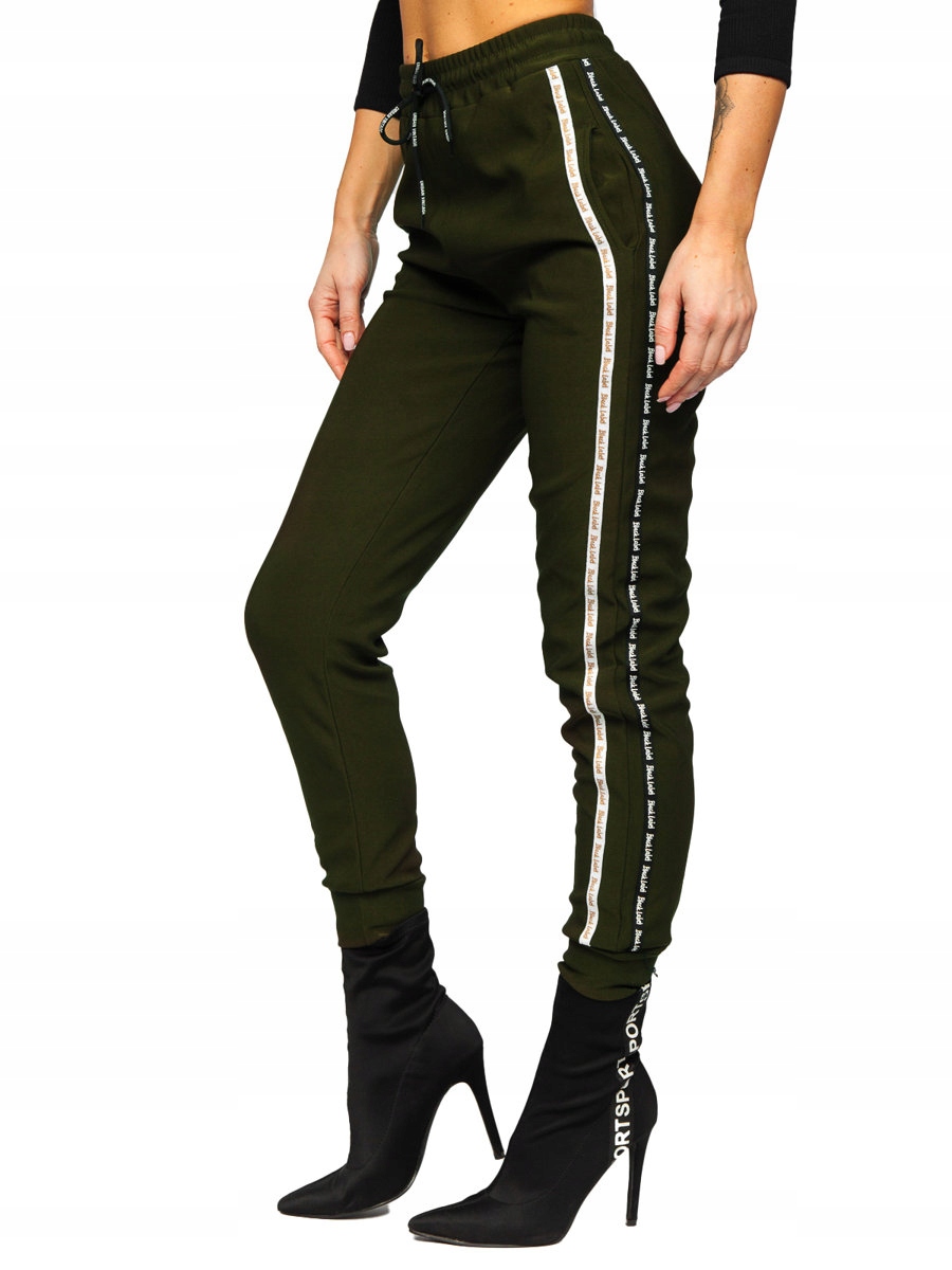 

Spodnie Dresowe Zielone AF963NM Denley_l/xl