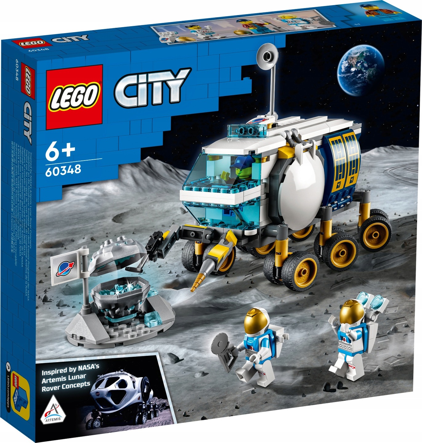 LEGO CITY ŁAZIK KSIĘŻYCOWY MISJA NASA METEORYT HIT Marka LEGO