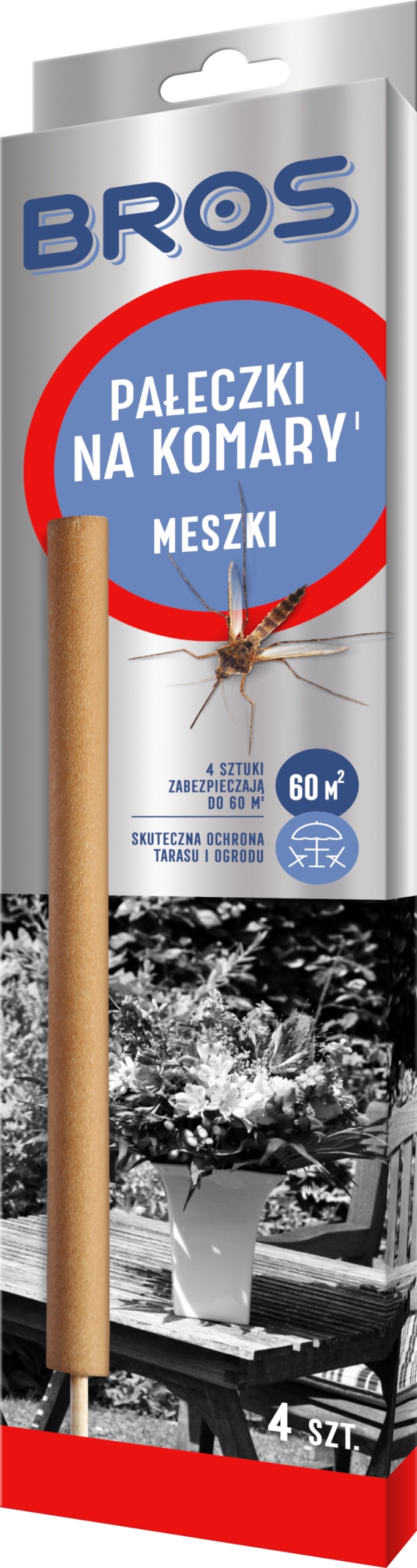 

Bros Pałeczki na komary 4 szt.