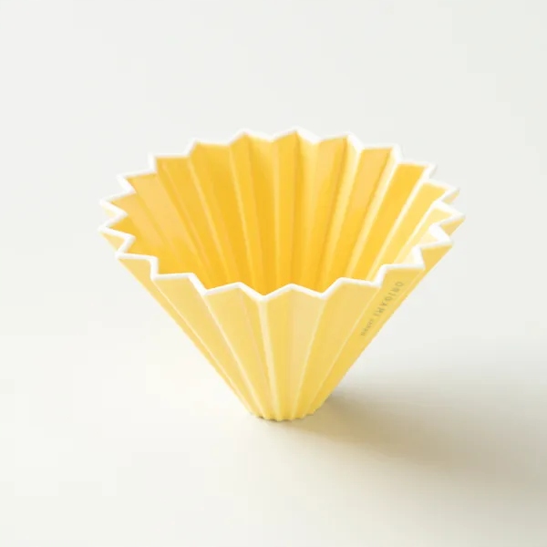 ORIGAMI Dripper Ceramiczny M Żółty Stan opakowania oryginalne