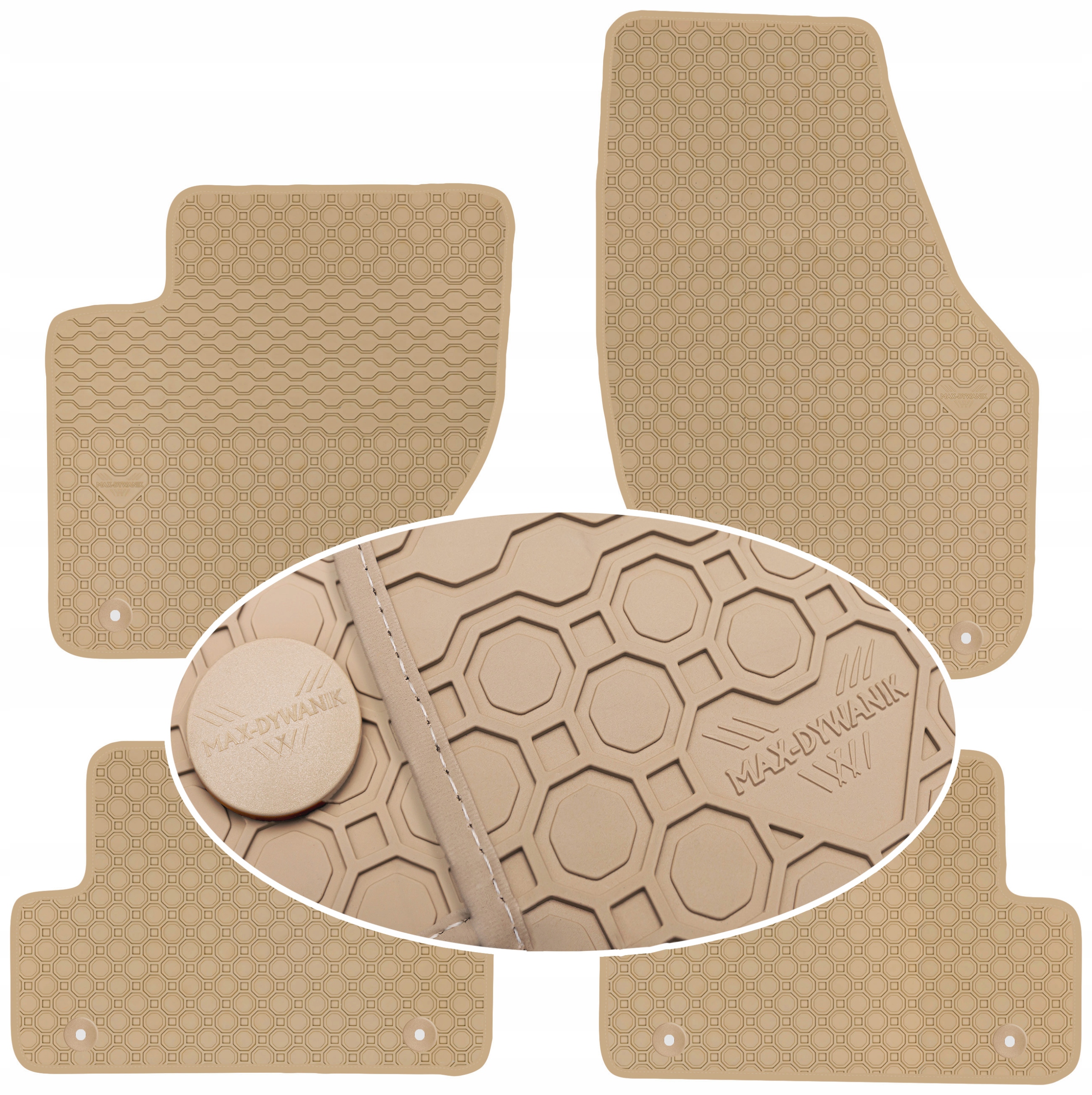 Volvo V40 2012-2019 Béžové koberčeky